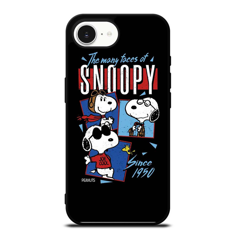 SNOOPY FACES THE PEANUTS CARTOON iPhone 16e Case Cover