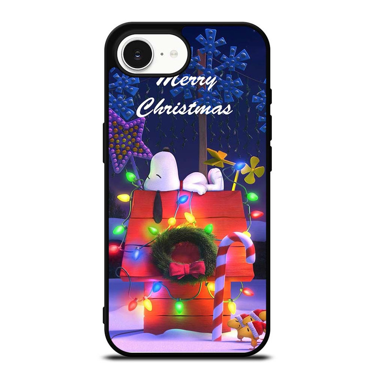 SNOOPY MERRY CHRISTMAS iPhone 16e Case Cover