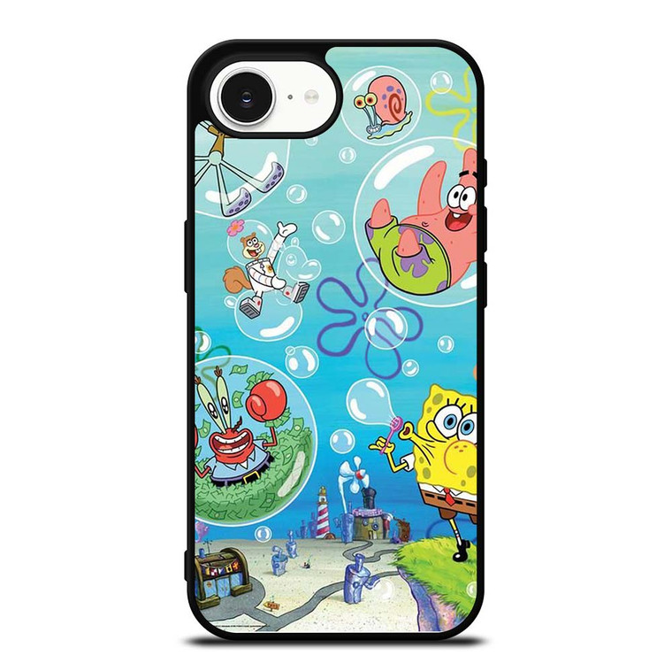 SPONGEBOB AND FRIENDS BUBBLES iPhone 16e Case Cover