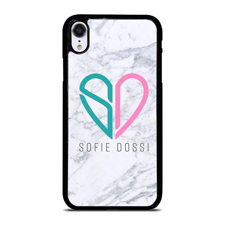 SOFIE DOSSI MARBELE LOGO iPhone XR Case Cover