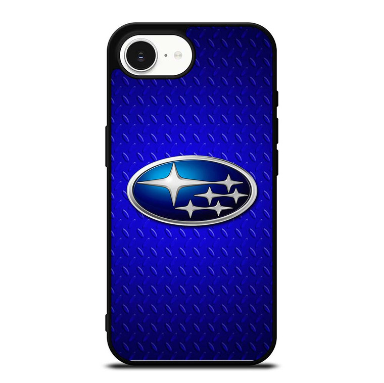 SUBARU BLUE METAL LOGO iPhone 16e Case Cover
