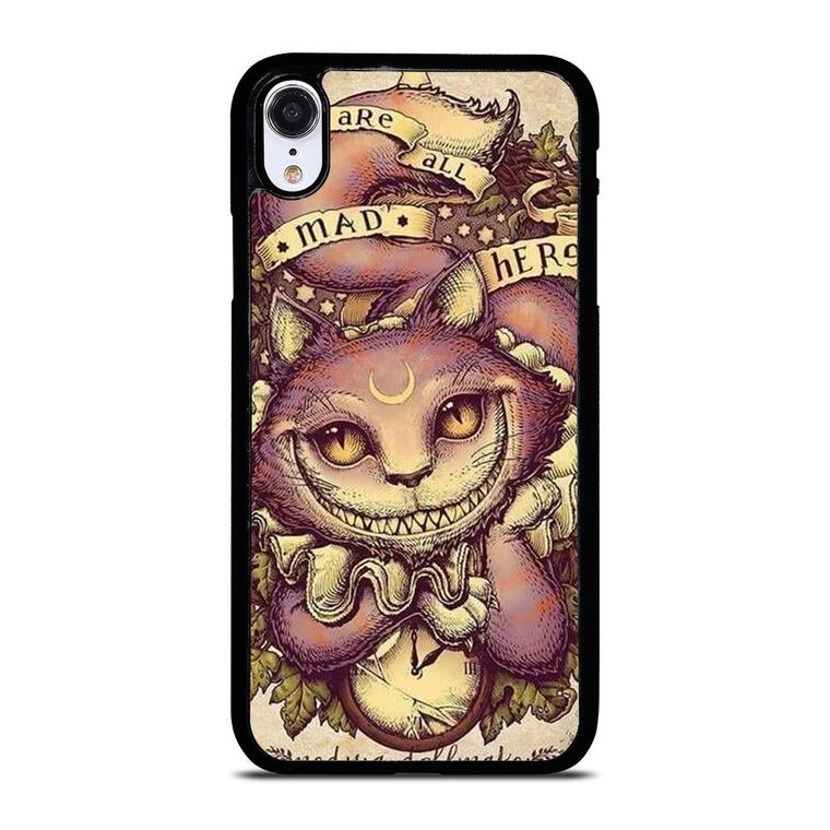 ALICE IN WONDERLAND CHESHIRE CAT ART iPhone XR Case Cover