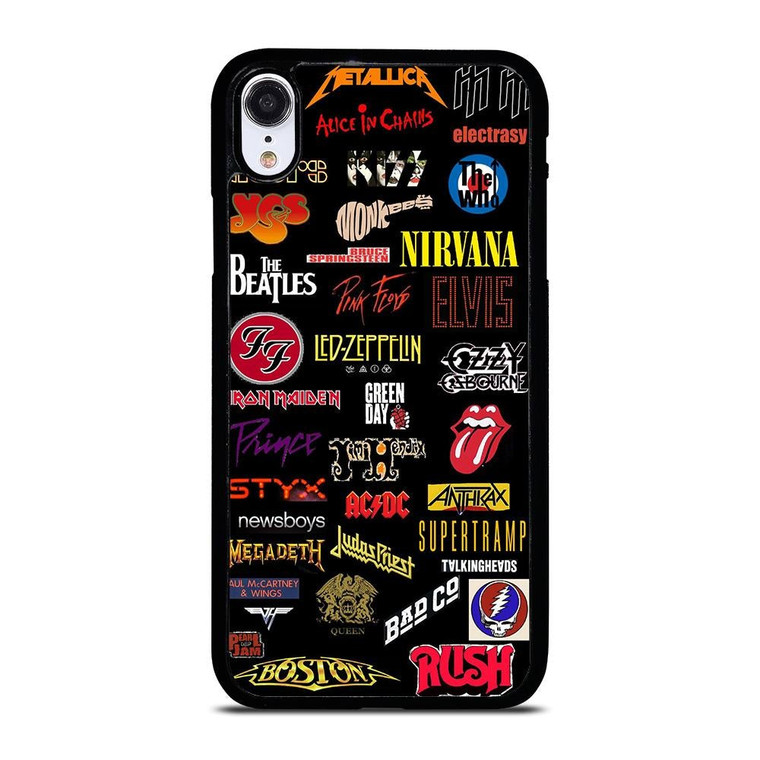 ALL CLASSIC ROCK BAND REVOLUTION LOGO iPhone XR Case Cover