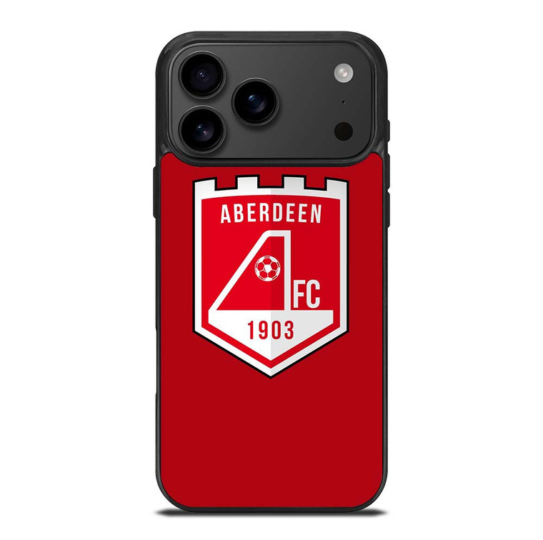 ABERDEEN FC FOOTBALL CLUB LOGO SCOTLAND iPhone 17 Pro Max Case Cover
