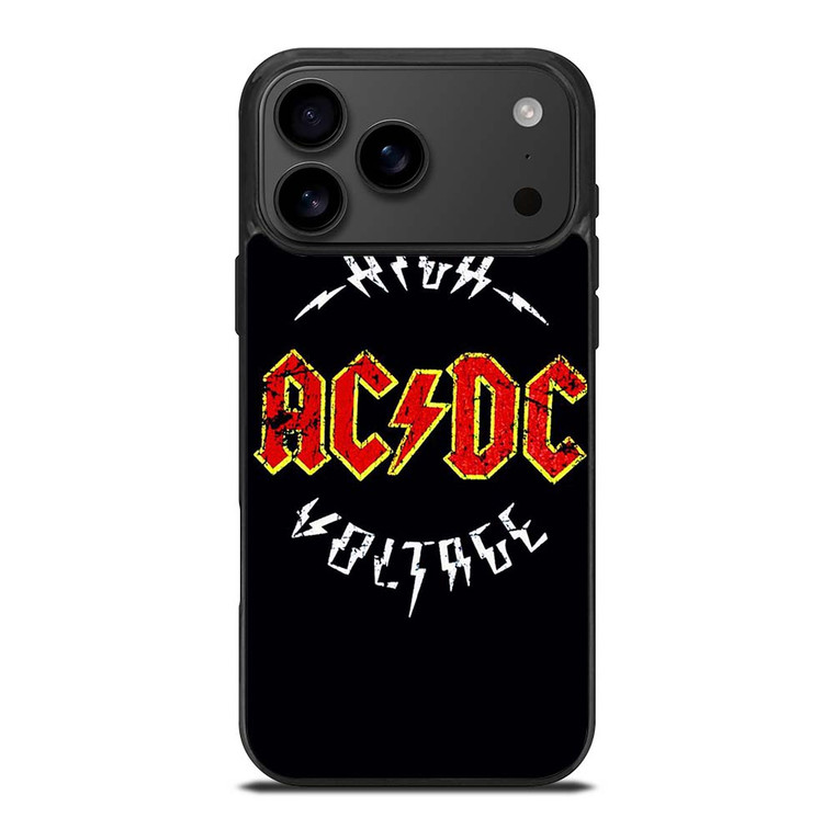 ACDC AC DC BAND HIGH VOLTAGE iPhone 17 Pro Max Case Cover