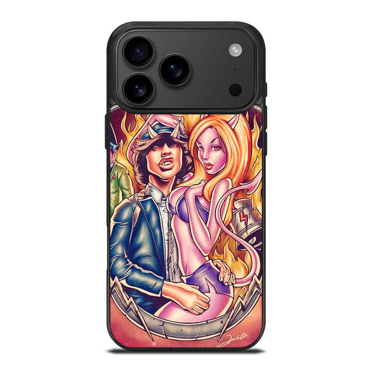ACDC ROCK BAND iPhone 17 Pro Max Case Cover