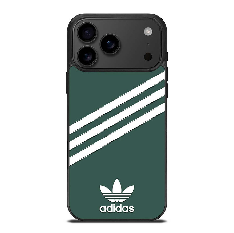 ADIDAS ORIGINALS STRIPES GREEN iPhone 17 Pro Max Case Cover