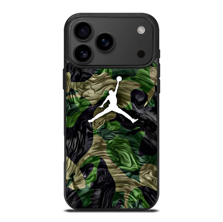 AIR JORDAN LOGO CAMO iPhone 17 Pro Max Case Cover
