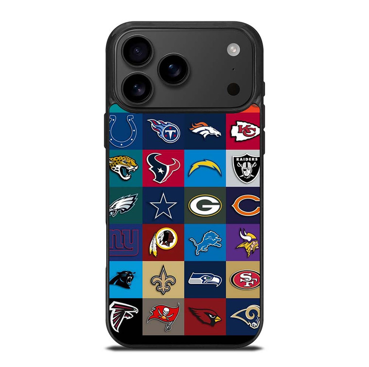 ALL NFL FOOTBALL TEAM iPhone 17 Pro Max Case Cover