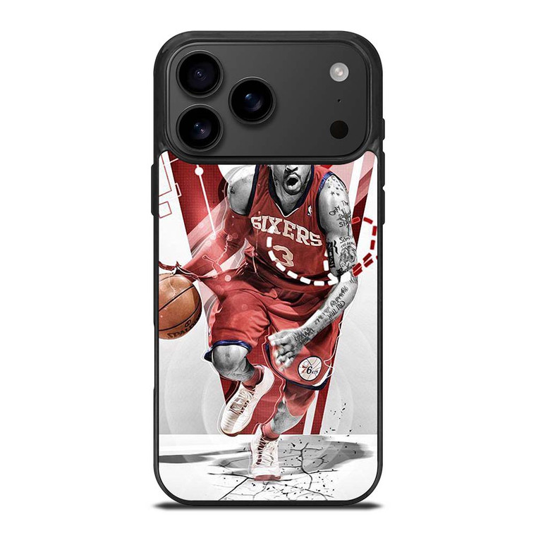ALLEN IVERSON SIXERS BASKETBALL iPhone 17 Pro Max Case Cover