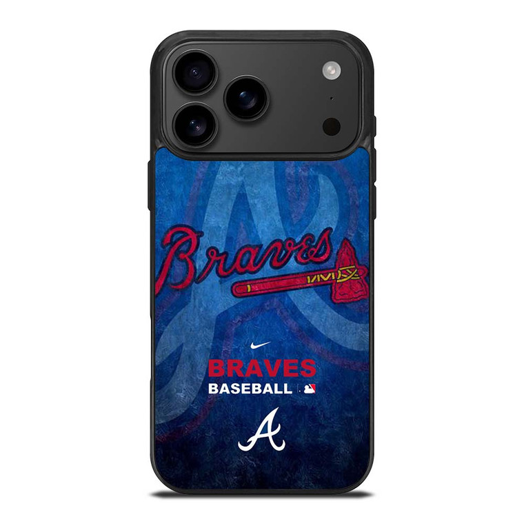 ATLANTA BRAVES LOGO MLB iPhone 17 Pro Max Case Cover
