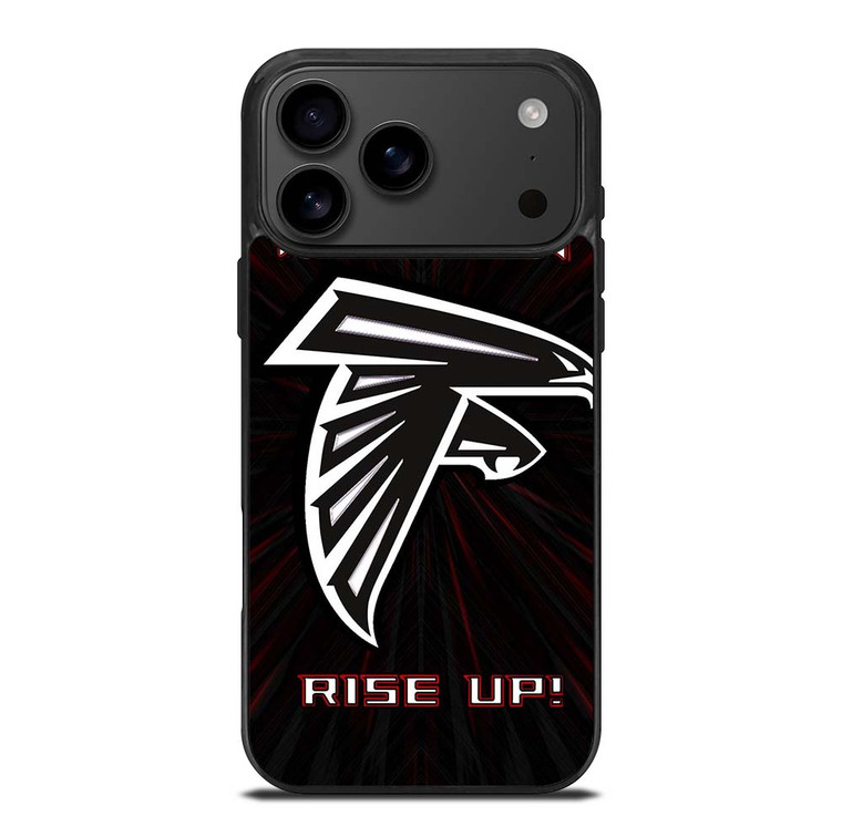 ATLANTA FALCONS RISE UP LOGO iPhone 17 Pro Max Case Cover