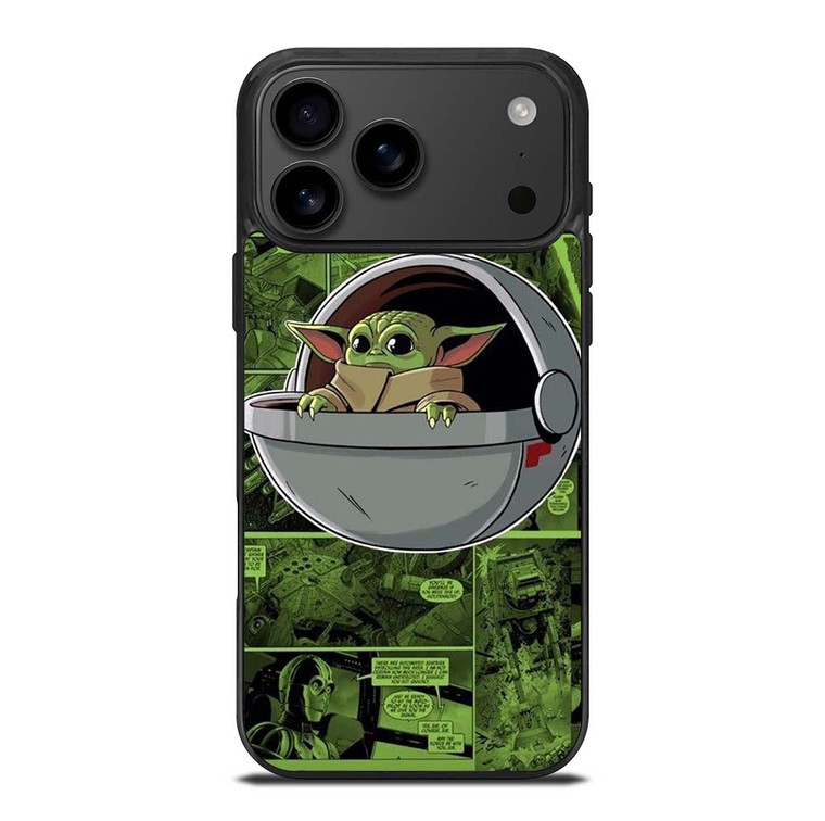 BABY YODA STAR WARS COMICS iPhone 17 Pro Max Case Cover