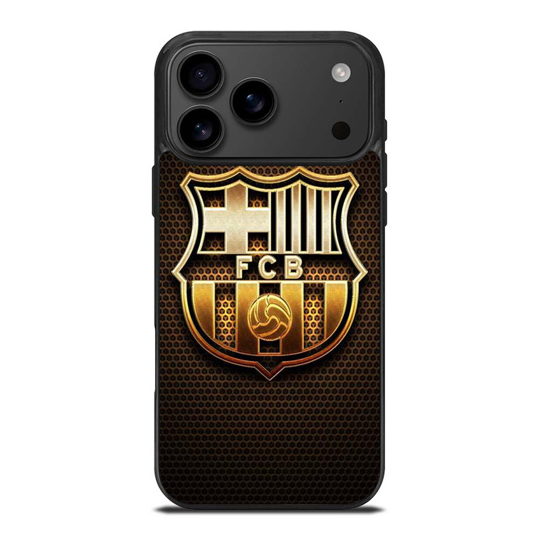 BARCELONA FC GOLD LOGO iPhone 17 Pro Max Case Cover