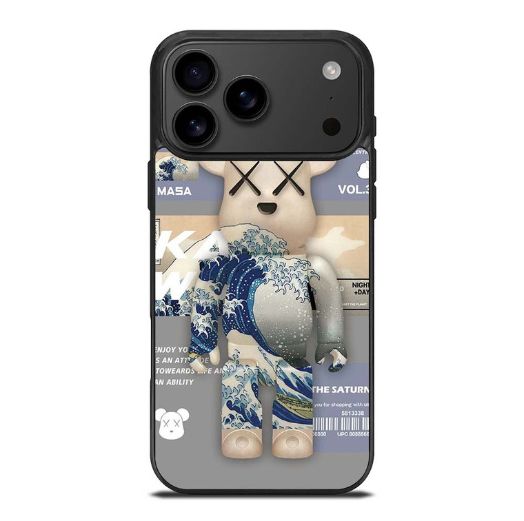 BEARBRICK ROBOT STYLE KAWS iPhone 17 Pro Max Case Cover