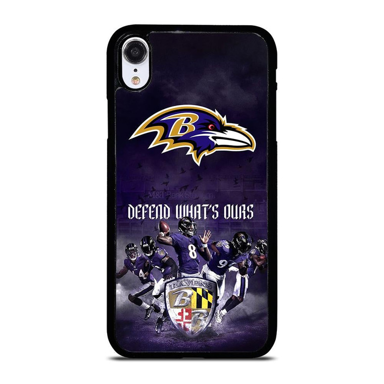 BALTIMORE RAVENS FOOTBALL TEAM iPhone XR Case Cover
