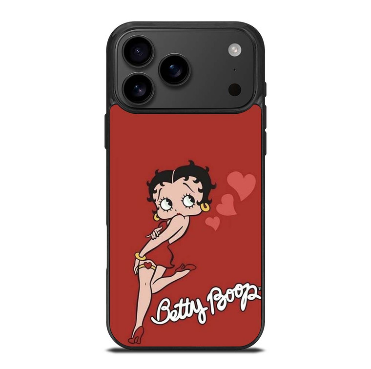 BETTY BOOP CARTOON LOVE iPhone 17 Pro Max Case Cover