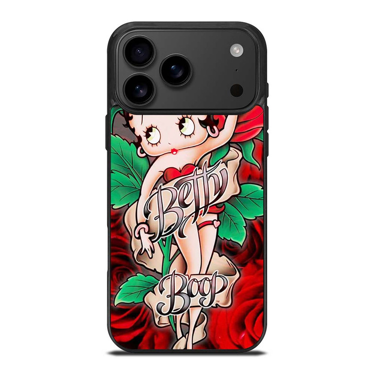 BETTY BOOP FLORAL iPhone 17 Pro Max Case Cover