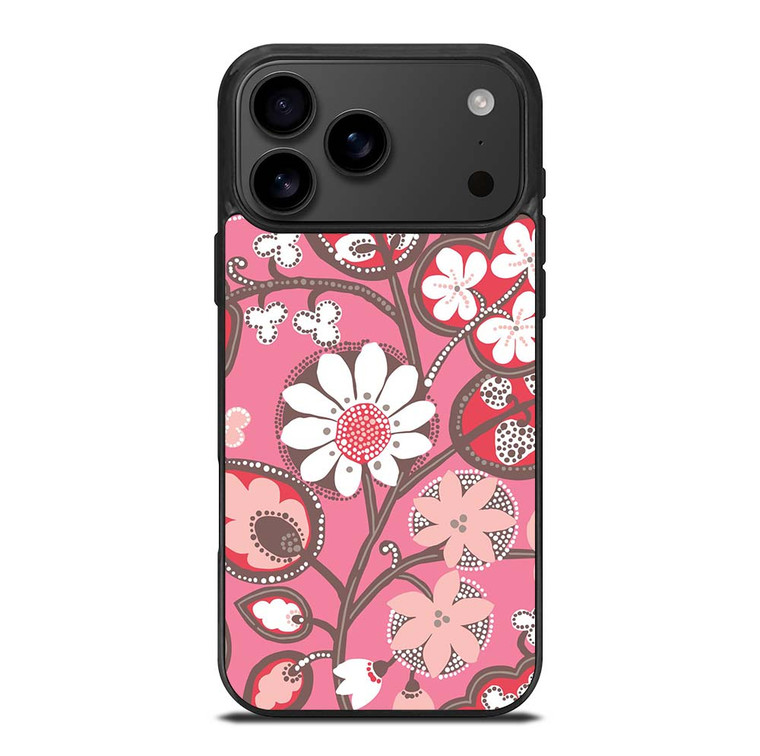 BLUSH PINK VERA BRADLEY PRINT iPhone 17 Pro Max Case Cover