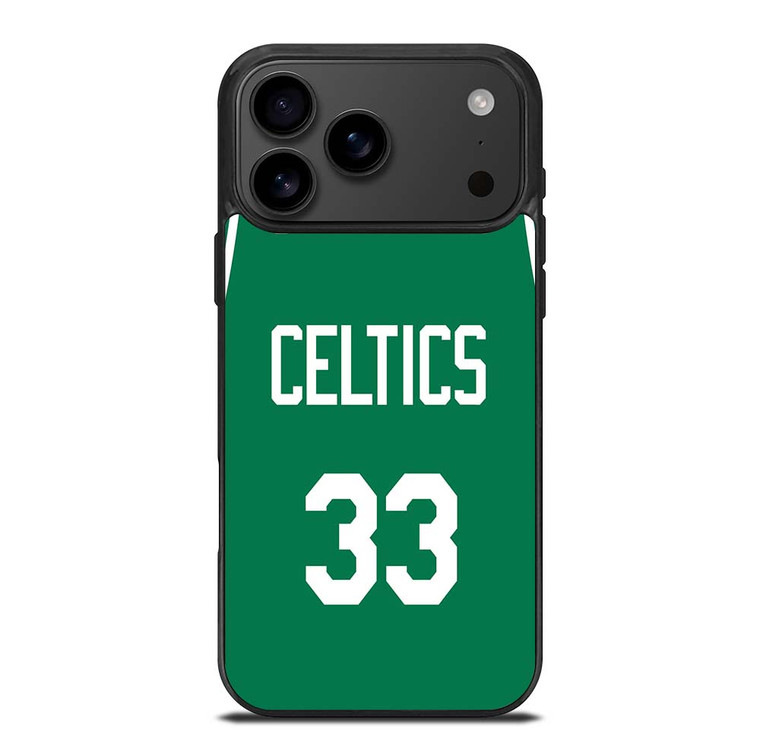 BOSTON CELTICS LARRY BIRD 33 JERSEY iPhone 17 Pro Max Case Cover