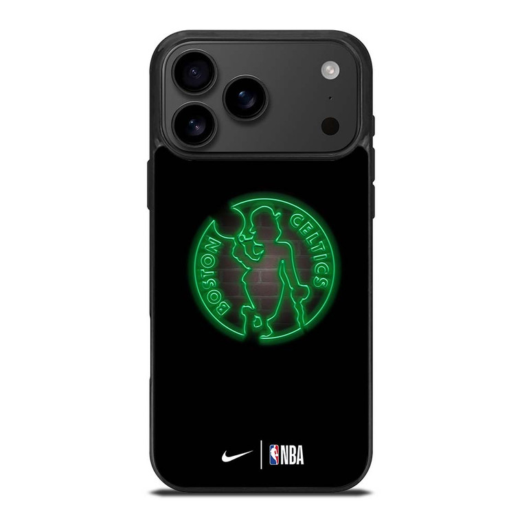 BOSTON CELTICS NEON NIKE NBA iPhone 17 Pro Max Case Cover