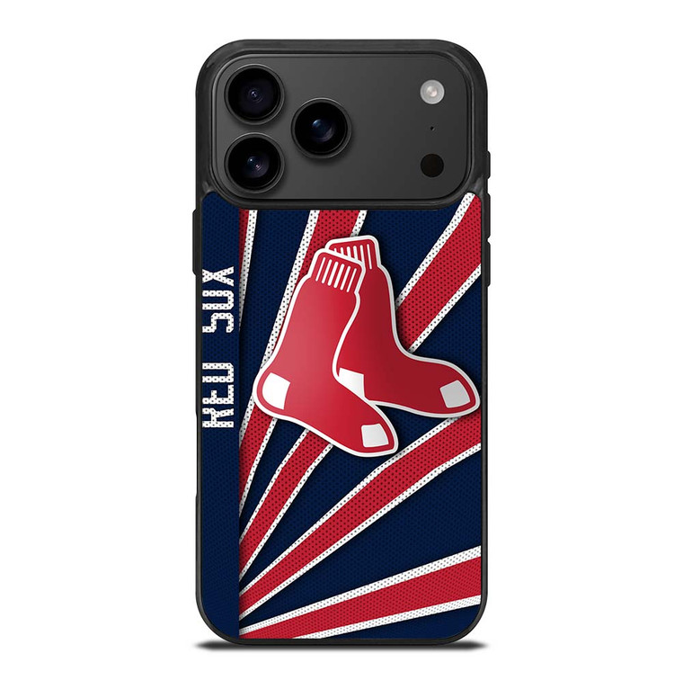 BOSTON RED SOX MLB ICON iPhone 17 Pro Max Case Cover