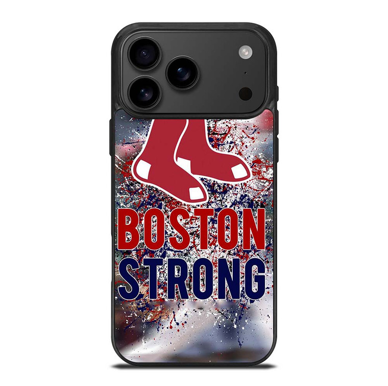 BOSTON RED SOX STRONG ART iPhone 17 Pro Max Case Cover