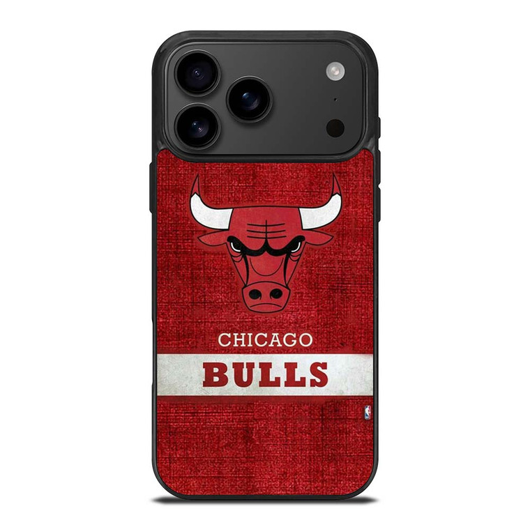 CHICAGO BULLS BASKETBALL TEAM LOGO iPhone 17 Pro Max Case Cover