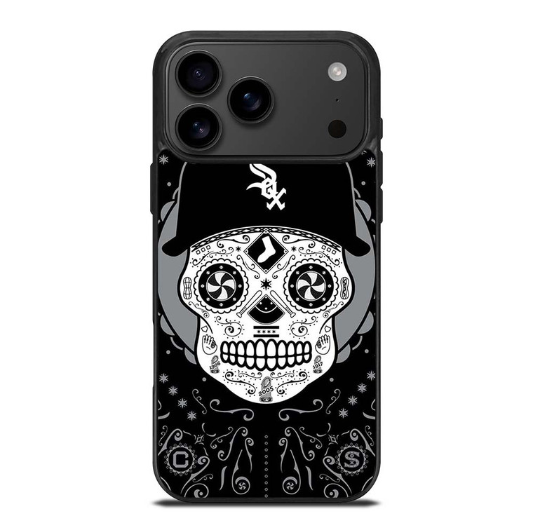 CHICAGO WHITE SOX LOGO SKULL ART iPhone 17 Pro Max Case Cover
