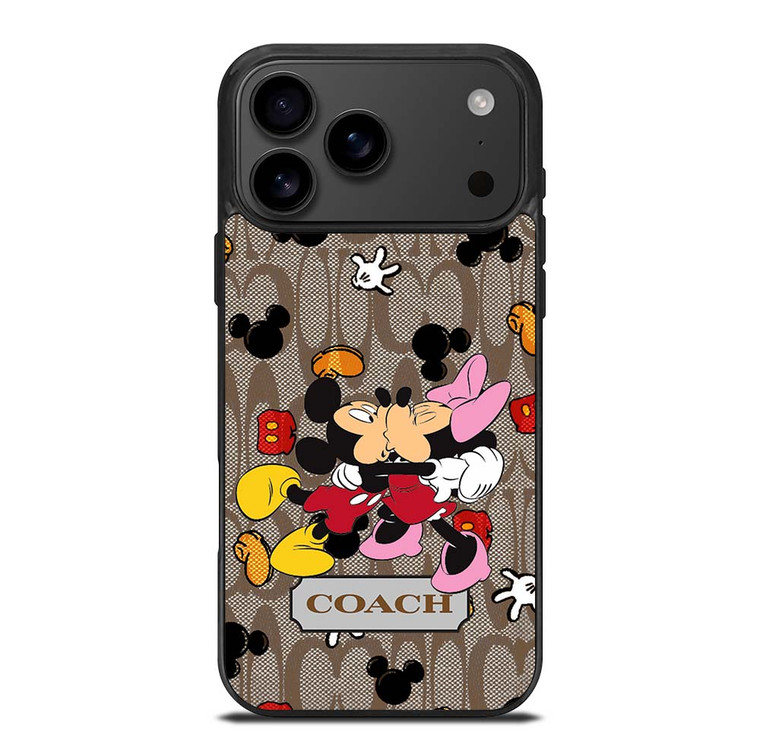 COACH MICKEY MINNIE MOUSE KISS iPhone 17 Pro Max Case Cover