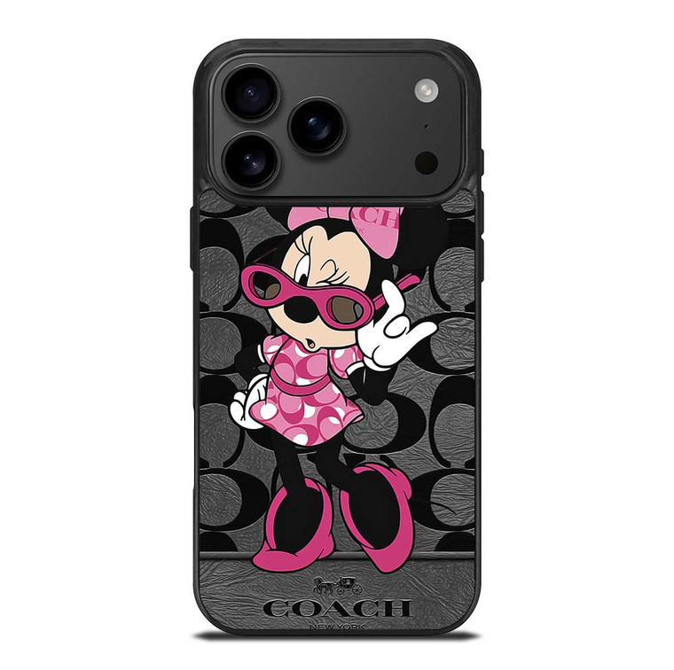 COACH MINNIE MOUSE CUTE iPhone 17 Pro Max Case Cover
