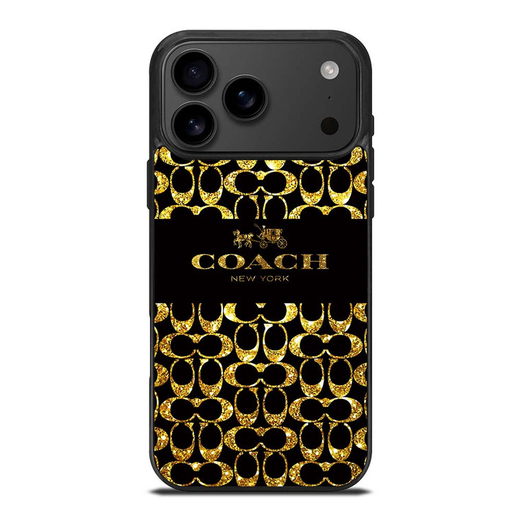 COACH NEW YORK GOLDEN iPhone 17 Pro Max Case Cover