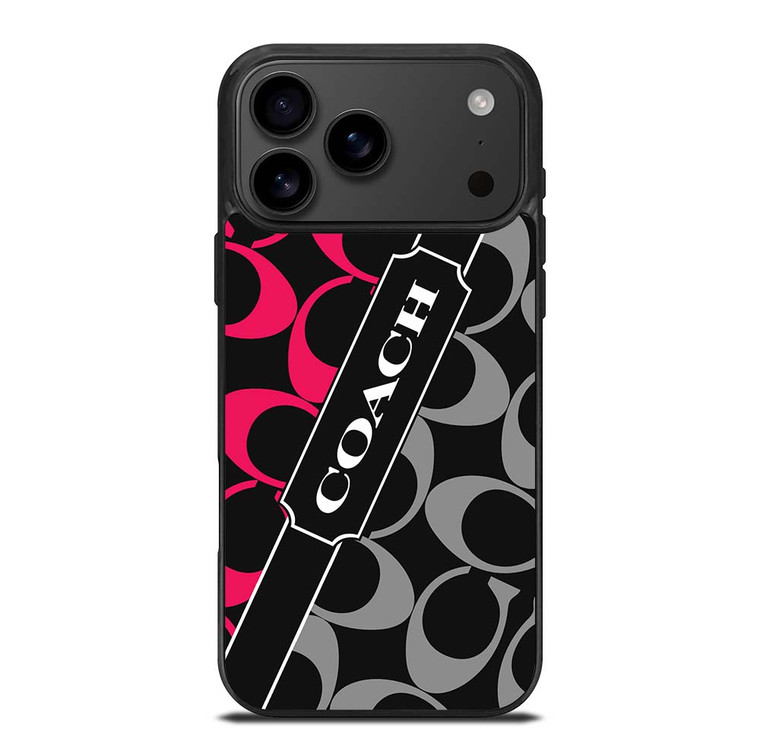 COACH NEW YORK RED WHITE iPhone 17 Pro Max Case Cover