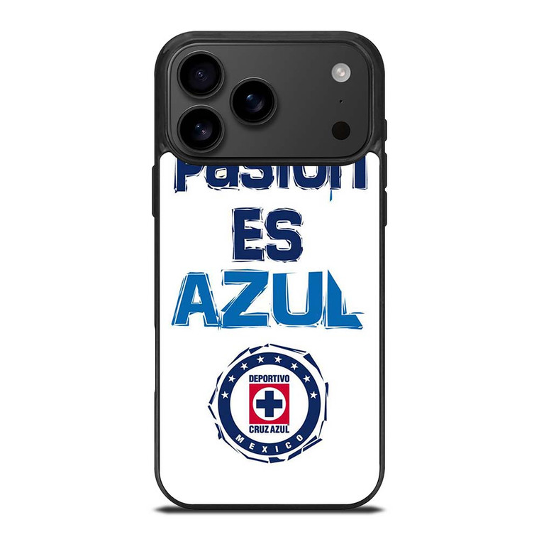 CRUZ AZUL FOOTBALL QUOTE iPhone 17 Pro Max Case Cover