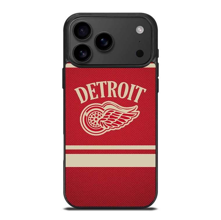 DETROIT RED WINGS NHL JERSEY iPhone 17 Pro Max Case Cover