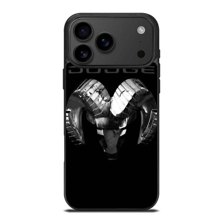 DODGE RAM BLACK LOGO iPhone 17 Pro Max Case Cover