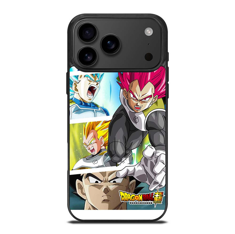 DRAGON BALL VEGETA ALL SIAYAN TRANSFORMATION iPhone 17 Pro Max Case Cover