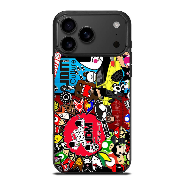 EAT SLEEP JDM COLLAGE iPhone 17 Pro Max Case Cover