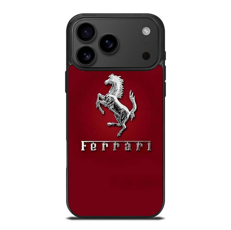 FERRARI LOGO RED iPhone 17 Pro Max Case Cover