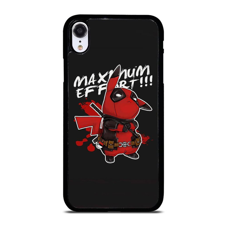 DEADPOOL POKEMON PIKACHU ART iPhone XR Case Cover
