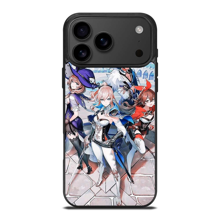 GAME CHARACTERS OF GENSHIN IMPACT iPhone 17 Pro Max Case Cover
