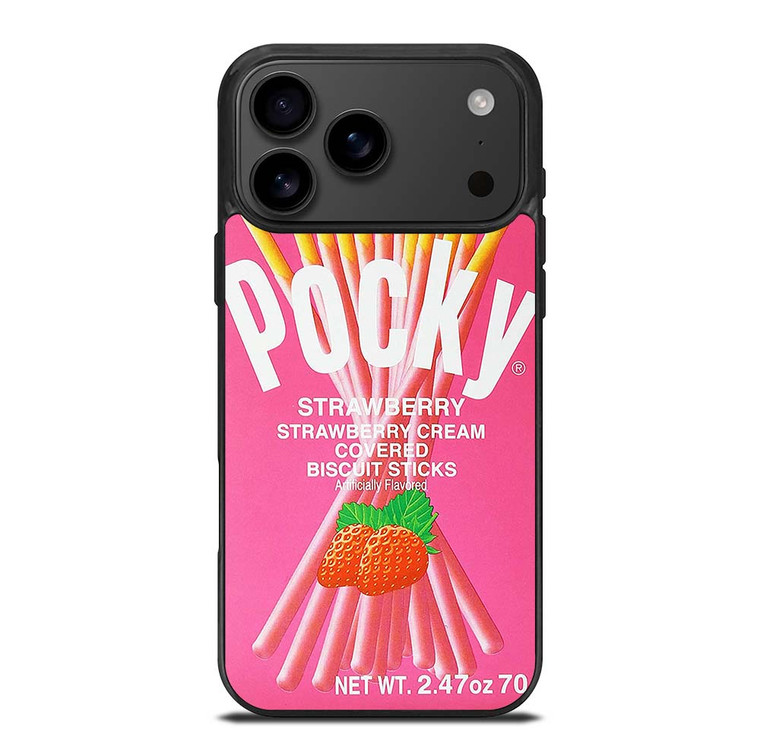 GLICO POCKY STRAWBERRY iPhone 17 Pro Max Case Cover