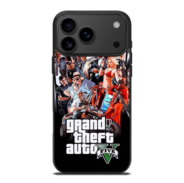 GRAND THEFT AUTO V GTA 5 iPhone 17 Pro Max Case Cover