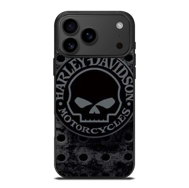 HARLEY DAVIDSON MOTORCYCLE IRON SKULL iPhone 17 Pro Max Case Cover