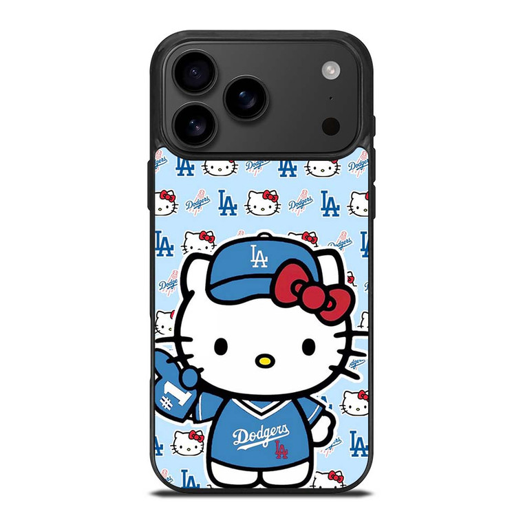 HELLO KITTY LA DODGERS LOS ANGELES BASEBALL iPhone 17 Pro Max Case Cover