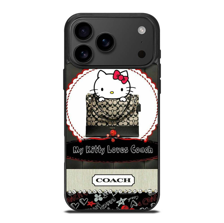 HELLO KITTY LOVES COACH iPhone 17 Pro Max Case Cover