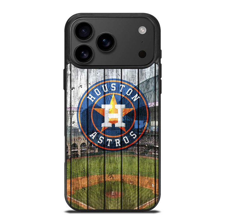 HOUSTON ASTROS WOODEN LOGO iPhone 17 Pro Max Case Cover