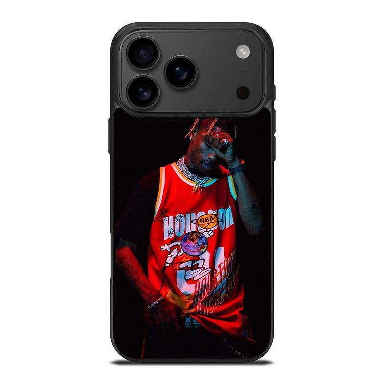 HOUSTON ROCKETS TRAVIS SCOTT iPhone 17 Pro Max Case Cover