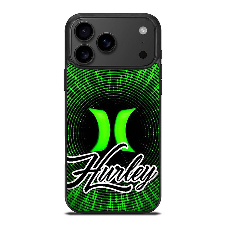 HURLEY LOGO GREEN iPhone 17 Pro Max Case Cover