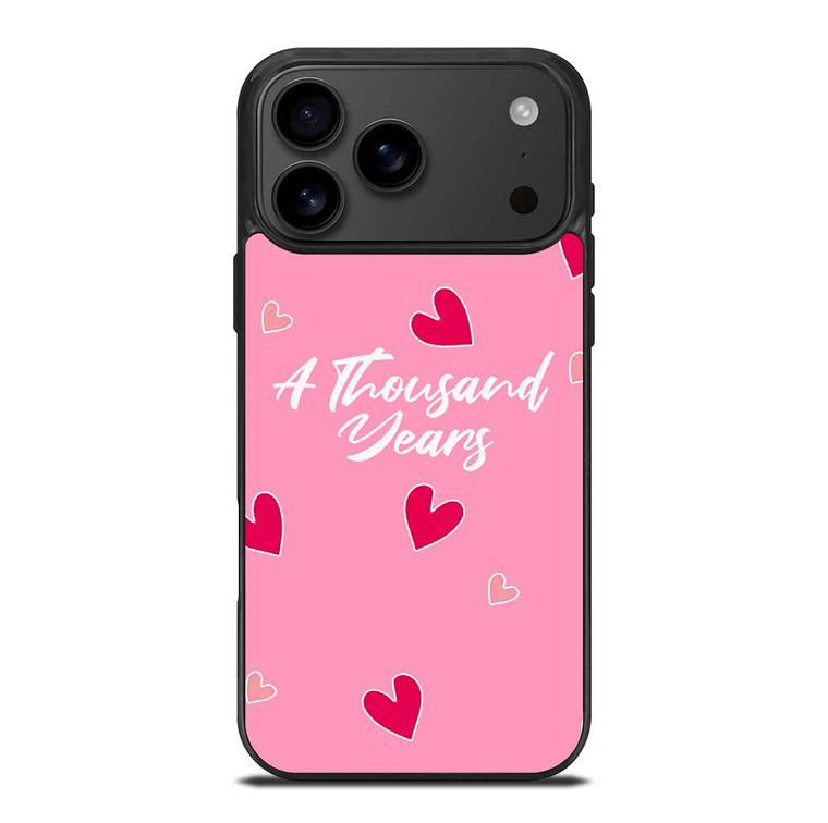 I LOVE YOU FOR A THOUSAND YEARS iPhone 17 Pro Max Case Cover